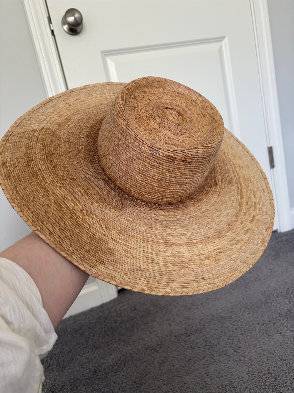 Lack of Color Palma Wide Boater Palm Leaf Sun Hat